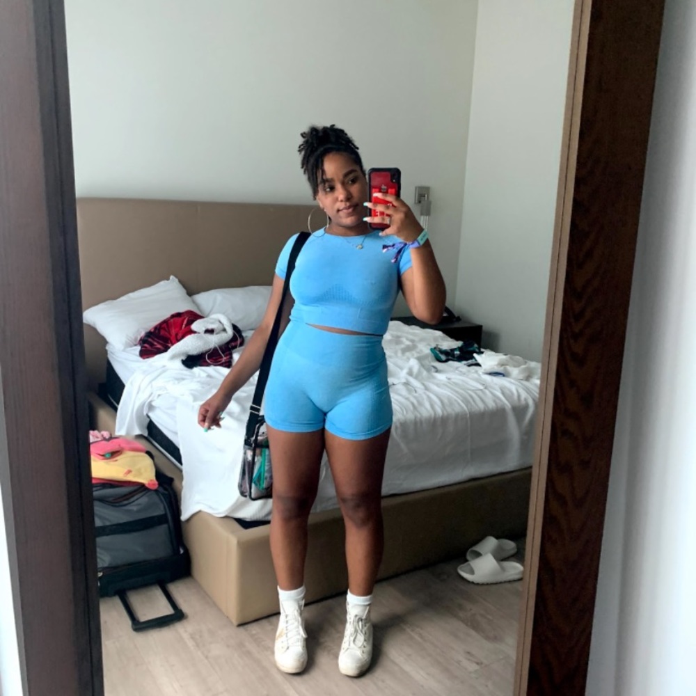 BlueTwo piece workout set